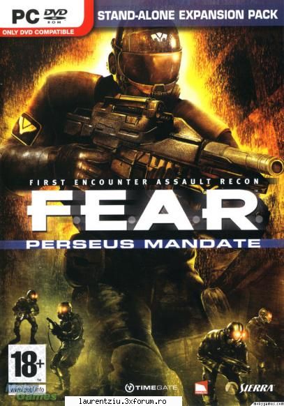 fear perseus mandate fear perseus perseus mandate all-new expansion pack for windows which offers