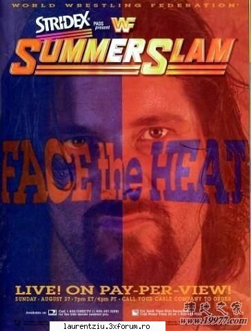 wrestling summerslam 1995123 kid vs. hakushibob holly vs. hunter hearst & eli blu vs. the