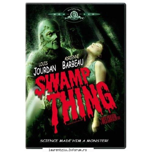 the swamp thing (1982) dr. alec holland (ray wise) has just made formula that will make plants grow SEFU'