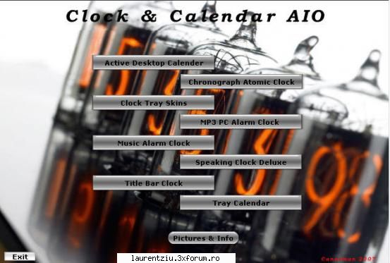 clock calendar aio active desktop fully calendar with notes, tasks, alarms and contacts provides