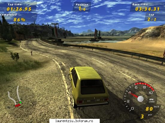 gti racing (pc) racing uniquely blends realistic and highly detailed car physics simulation with the