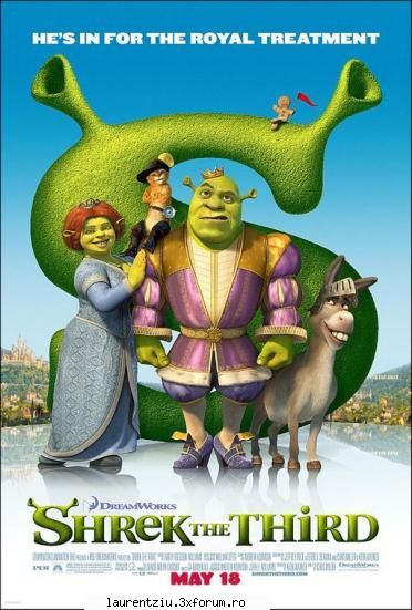 shrek the third (2007) when his new king harold falls ill, shrek looked the heir the land far, far