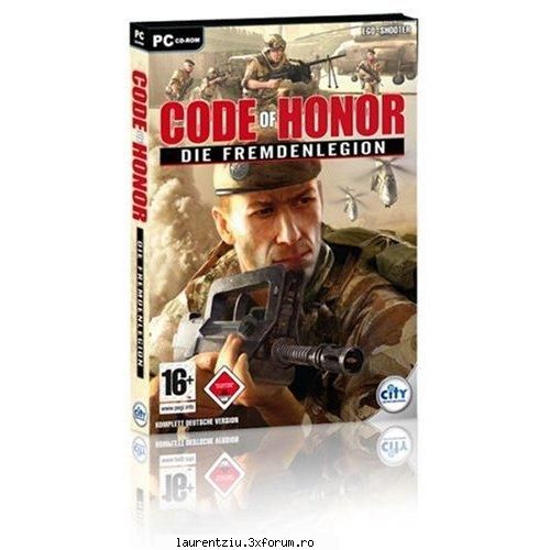 code honor: the french foreign legion (english) install notes:~ unpack~ burn mount~ install the