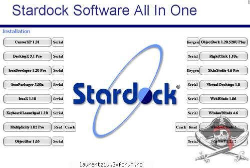 stardock software all one cursorxp 1.31 plus* desktopx 3.1 1.20 3.00a enhanced* iconx 1.10 enhanced*