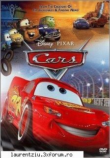 cars (2006) lightning mcqueen young, hotshot rookie race car the last race the season. the end the