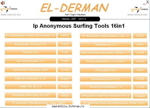 anonymous surfing tools 16in1 anonymous surfing tools anonymous proxy list verifier 1.102 anonimity