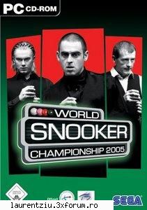 world snooker 2005 the official game the world snooker world snooker 2005 features real players,