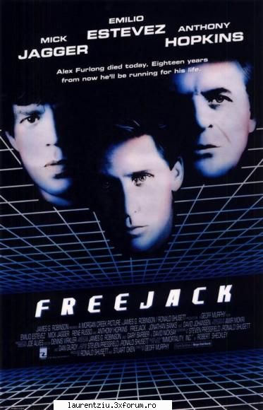 freejack (1992) bounty hunters find doomed race-car driver the past and bring him 2009 new york, SEFU'