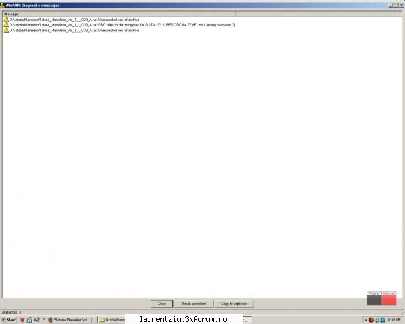 revin cu o - rar archive. ~~~~ da eroare de va rog remediati daca este posibil. multumesc anticipat.