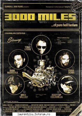 3000 Miles (2007) - Tony Hawk and the stars of MTVs ‘Jackass’ - Filme