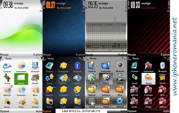 4 themes Nokia pack_ ) - Download : sau *pentru Nokia 3rd edition - Tehnologie Mobila