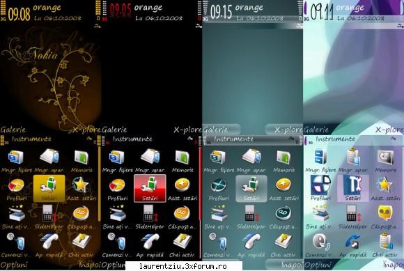 4 themes Nokia pack_ ) - Download links : sau (3rd edition) - Tehnologie Mobila