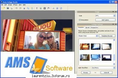 AMS Auto Collage Studio 2.0 - Have your digital photos turned into beautiful - Software PC