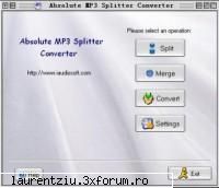 Absolute MP3 Splitter & Converter ver. 2.5.9 - Absolute MP3 Splitter & Converter ver. 2.5.9 | - Software PC