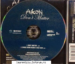Akon - Don't Matter (cds 2007) - CODE pw: p2pmp3world 01-akon-dont_matter - International Music