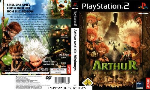 Arthur und die Minimoys-ps2 - Medium: DVD Size: 37x100MB 1x25MB Passwort - Games