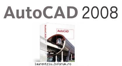 Autodesk AutoCAD 2008 DVD - Autodesk AutoCAD 2008 full DVD The new 2008 - Software PC