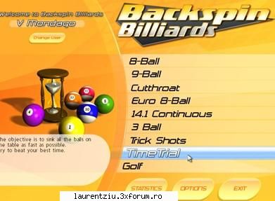 Backspin Billiards (Portable) - Billiard simulation. Welcome to Backspin - Games