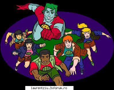 CAPTAIN PLANET - Capit�o Planeta - O lixo ataca novamente Capit�o - Desene animate