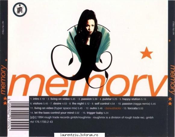 CARDENIA - Memory (1994) - Download : Part 01 --> Part 02 --> - International Music