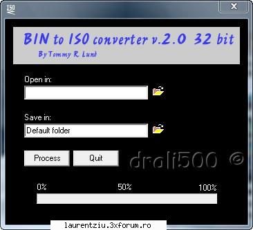 Convert bin to iso, small portable program (12kb) - Convert bin to iso, small portable program - Software PC