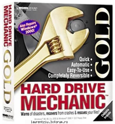 Hard Drive Mechanic Gold Special Edition - Hard Drive MechanicTM is the best hard drive data - Software PC