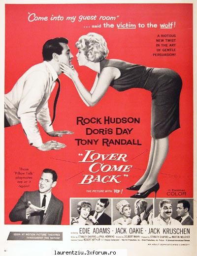 Lover Come Back (1961) - Lover Come Back (1961) Jerry Webster and Carol - Filme Vechi
