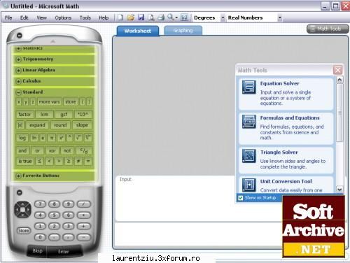 M!cr0$0ft student C@lculator 2007 - M!cr0$0ft Math is a collection of powerful tools - Software PC