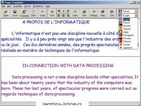 Magic Translator - Magic Translator can translate word, sentence - Software PC