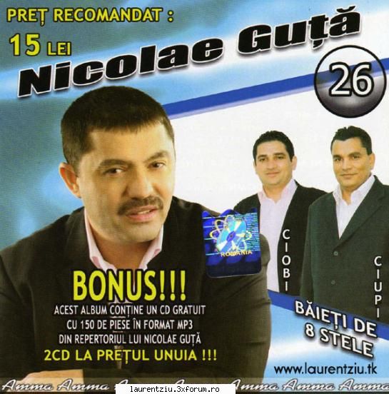 Nicolae Guta 26 [Album FuLL super Belea] - Uite si poza !!! - Manele