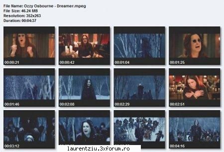 Ozzy Osbourne - Dreamer - Download link : Password : slim - Videoclipuri