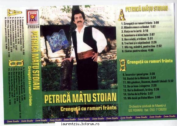 Petrica Matu Stoian - Crenguta cu ramuri frante - Petrica Matu Stoian - Crenguta cu ramuri - Muzica Populara