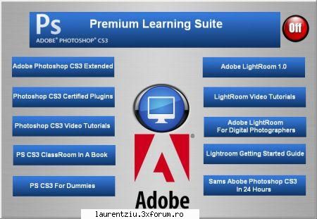 Photoshop CS3 Premium Learning Suite AIO DVD - General Information —————————� - Software PC