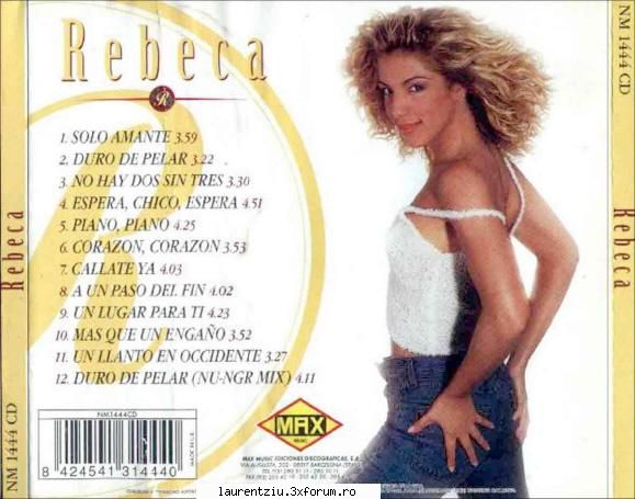 REBECA - ALBUM (1996) - julya - International Music