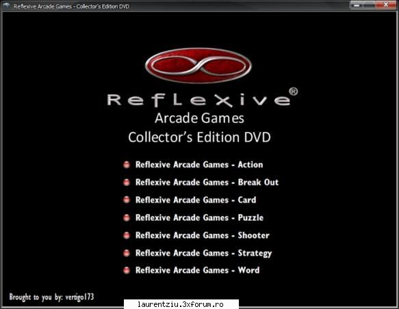 Reflexive Arcade Games - Collector's Edition DVD - Description: 152 Reflexive Arcade games. $3,040 - Games