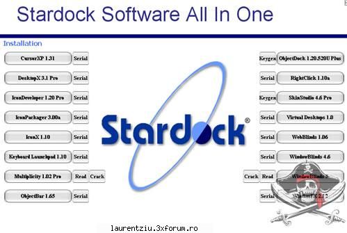 Stardock Software All in One - * CursorXP 1.31 Plus * DesktopX 3.1 Professional - Software PC