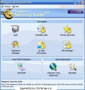 Steganos Security Suite 2007 v9.0.3 - The Steganos Security Suite combines nine - Software PC