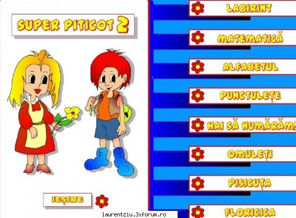 Super Piticot 2 - Super Piticot 2 vine cu trei jocuri educationale - Games