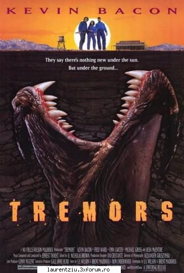 Tremors HDRip - A small town gradually becomes aware of a strange - Filme
