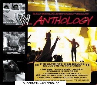 WWE Anthology 3 Disk Set - Artist: Various Artists Album: WWE Anthology CD1 - International Music