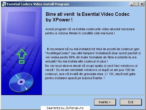 XpowerCodec_Cele mai bune Codecuri ca sa vezi - Cam toata lumea cauta cele mai bune codecuri - Software PC